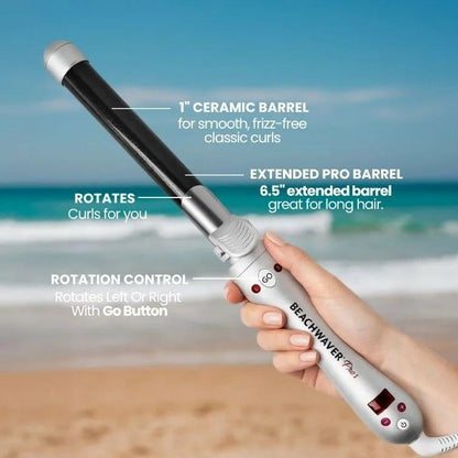 Beachwaver Pro 1” + FREE Storage Pouch
– The Beachwaver Co.