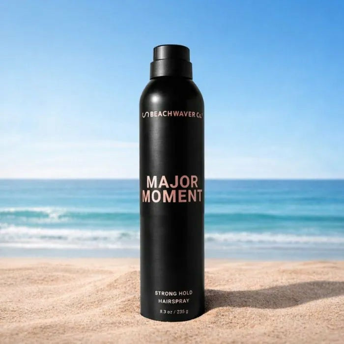 Major Moment Strong Hold Hairspray
– The Beachwaver Co.