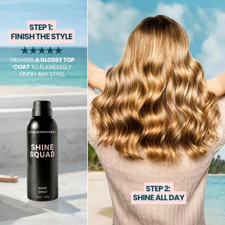 Shine Squad Shine Spray
– The Beachwaver Co.