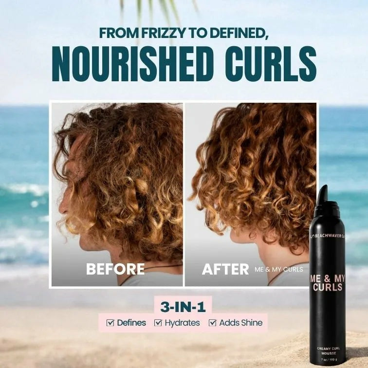 Me & My Curls Creamy Curl Mousse
– The Beachwaver Co.