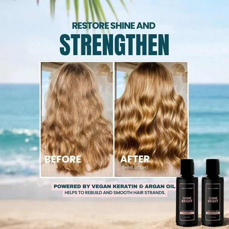 Shine Bright Shampoo & Conditioner
– The Beachwaver Co.