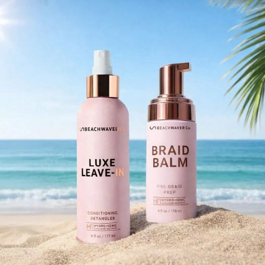 The Coastal Set - Luxe Leave-In + Braid Balm
– The Beachwaver Co.
