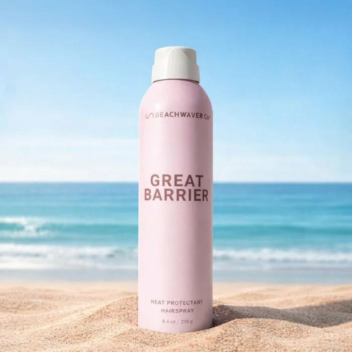 Great Barrier Heat Protectant Hair Spray
– The Beachwaver Co.