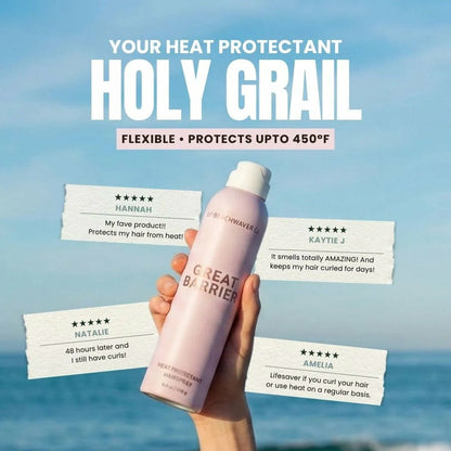 Great Barrier Heat Protectant Hair Spray
– The Beachwaver Co.