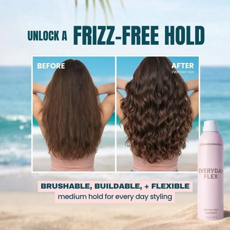 Everyday Flex Medium Hold Hairspray
– The Beachwaver Co.