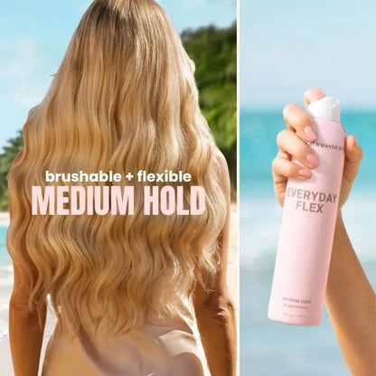 Everyday Flex Medium Hold Hairspray
– The Beachwaver Co.